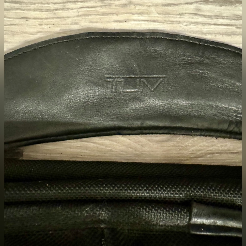 TUMI black laptop carrier bag. It has wallet inside.  It has various - Picture 4 of 15
